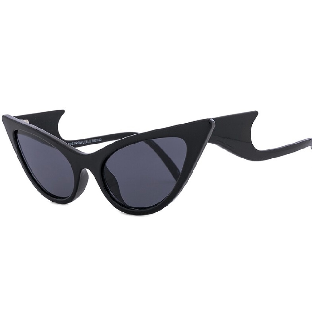 Le Specs x Adam Selman The Prowler Black Smoke Cat Eye Sunglasses